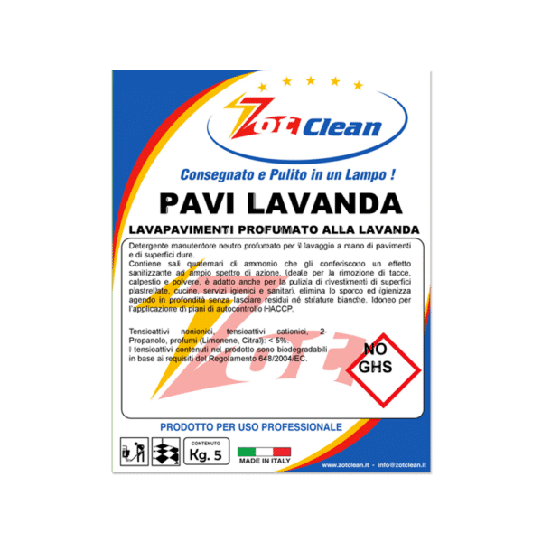 PAVI LAVANDA - Detergente Lavapavimenti Profumato