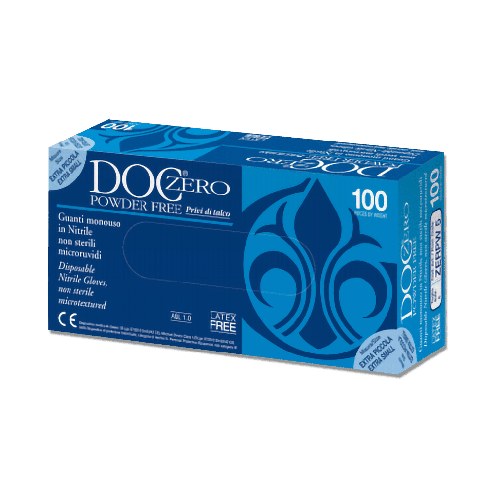 Medi-Inn Guanti In Nitrile Blu Senza Lattice - Uso Professionale E Domestico, Polveri Talco-Free, AQL 1.5, Scatola Da 200 Pezzi - Delicati E Resistenti